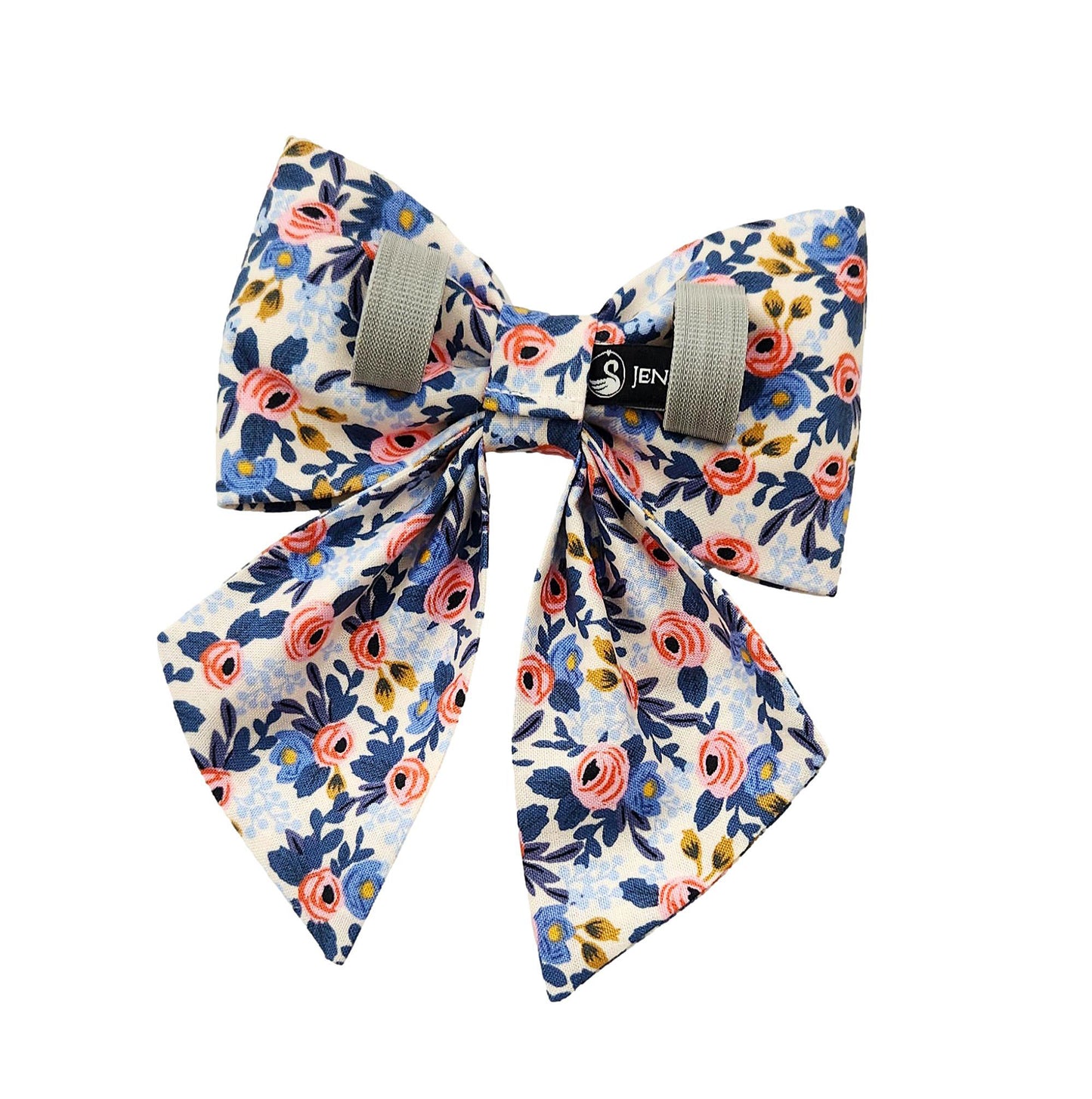 Adorable Floral Dog Collar Bows