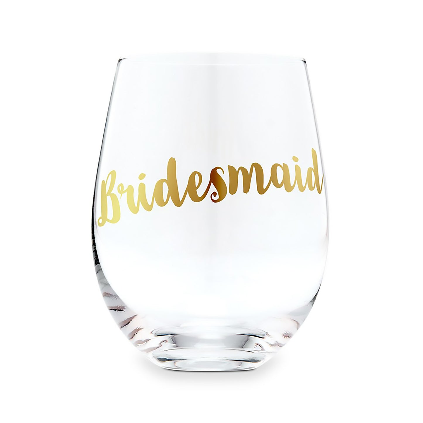 Stemless Wine Glasses for the Bridal Party