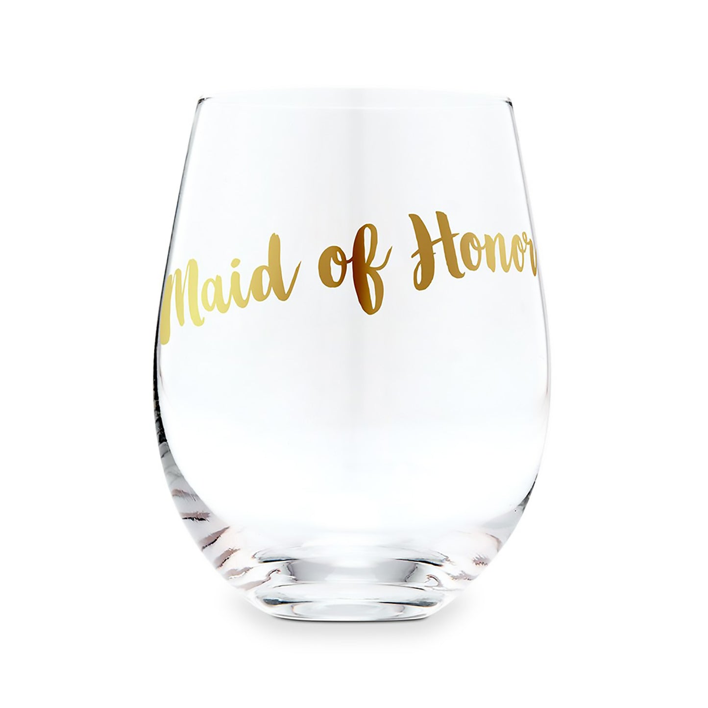 Stemless Wine Glasses for the Bridal Party