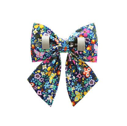 Fun Navy Sailor Collar Bows for Dogs