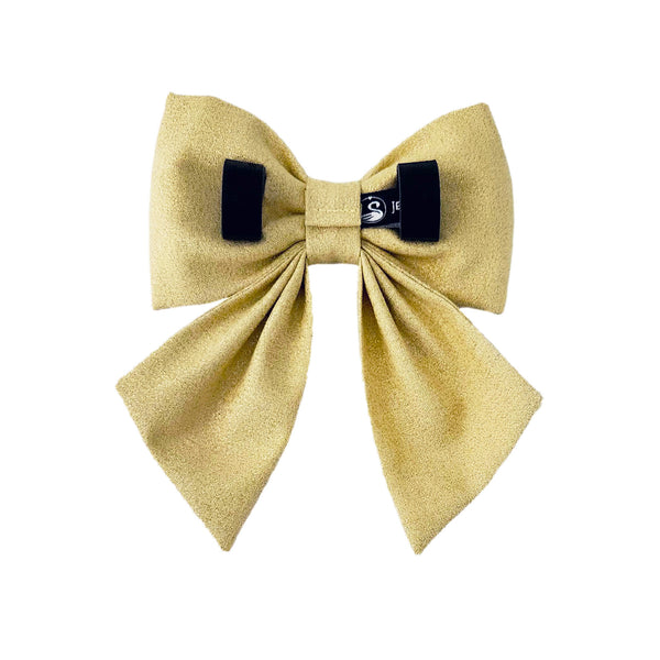 Metallic Gold Dog Sailor Bows for the Collar