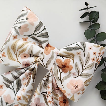 Floral Dog Sailor Bow for the Collar