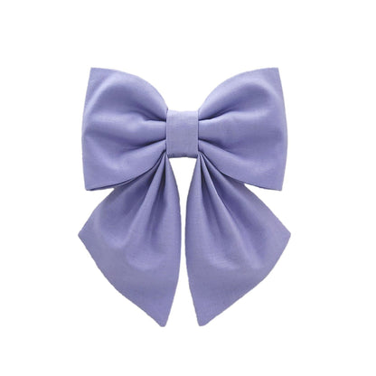 Light purple dog sailor bows for girls 