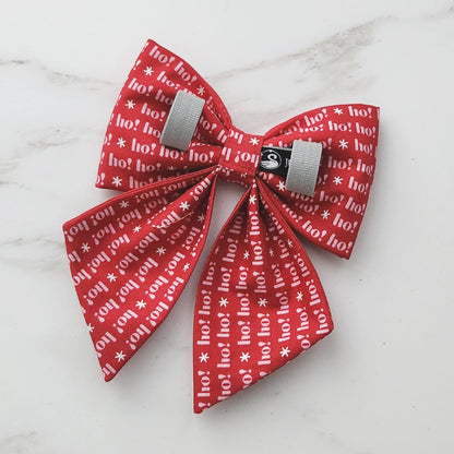Red Christmas Dog Collar Bows and Bow Ties