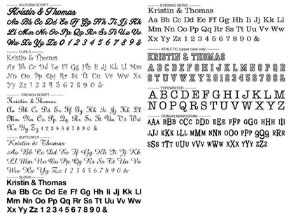 Pink and white  striped bliss tote bag fonts