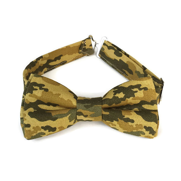 Camo bow tie for men and boys