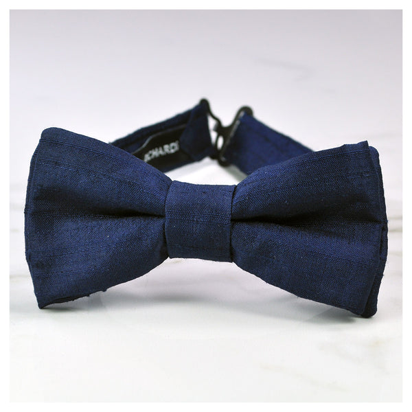 navy blue silk bow tie for boys ,babies and men
