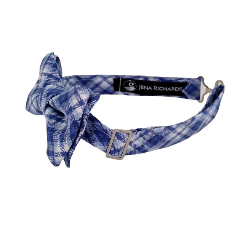 Blue Plaid Bow tie for Boys and Men