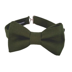 Forest green bow ties for boys and men