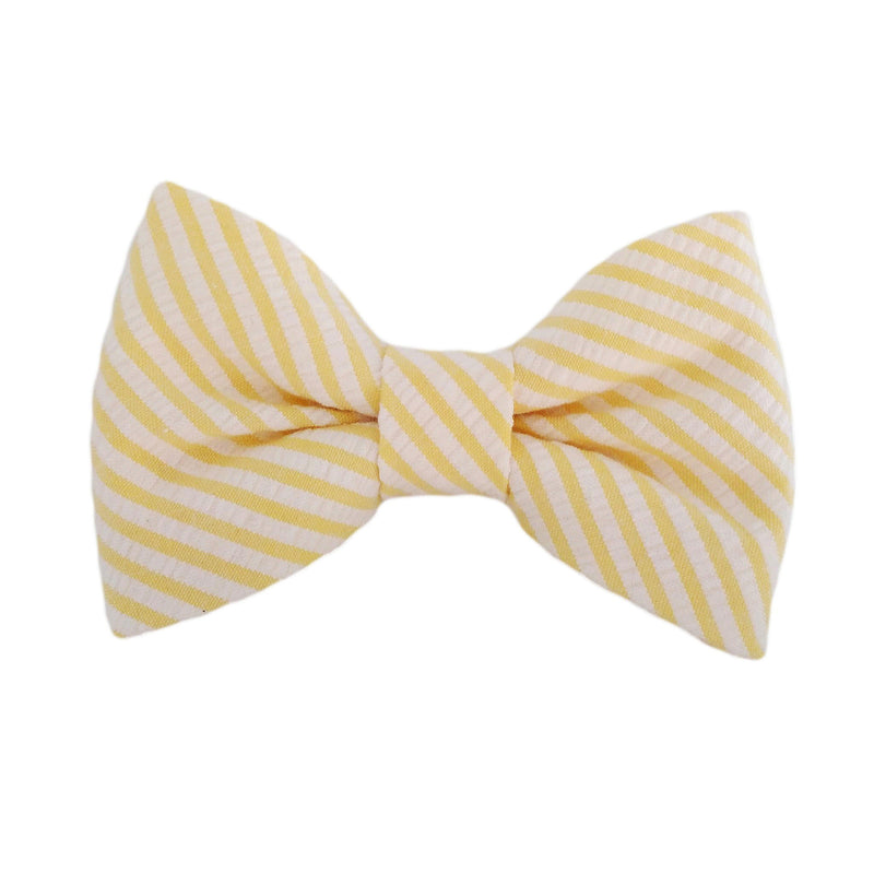 yellow dog bow ties for the collar