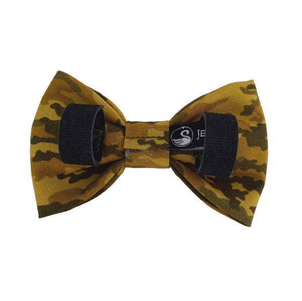 Camo Dog Bow Ties with Velcro for the Collar