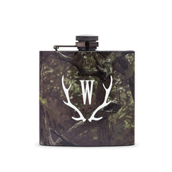 Personalized Camouflage Stainless Steel Hip Flask